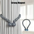 thumbnail image 3 of RXMEKW Curtains for Bedroom Magnetic Wood Bead Curtain Tieback Holder Bedroom Bathroom, 3 of 6