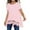 Pink, variant on ZHUASHUM Kid Clothes For Girls Solid Color T Shirts Round Neck Short Sleeve Tees Trend Summer Casual Cute Shirts 5-6 Years Pink
