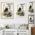 thumbnail image 4 of Designart "Bear Sumi Asian beauty I" Asian Floater Framed Canvas Print, 4 of 7