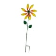 thumbnail image 3 of simhoa Outdoor Wind with Stake Flower Garden Stake Crafts 360 degree Rotating Metal Windmill Yard Art for Backyard Home Decoration yellow, 3 of 10