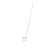 thumbnail image 1 of Pendientes brillantes con alfabeto, cadena para la oreja con diseño de corteza simple de 26 letras., 1 of 4