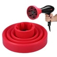 thumbnail image 1 of HUGFEGWE Diffuseur de Cheveux Pliable Housse de Sèche-Cheveux Outil de Coiffure 5 Couleurs (Rouge) CA919-95798, 1 of 9