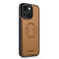 thumbnail image 4 of Allytechgroup Case for iPhone 13 with Detachable Cards Holder, RFID Blocking 2 In 1 Wallet Case with Kickstand Shockproof Back Cover Shell for iPhone 13, Brown, 4 of 9