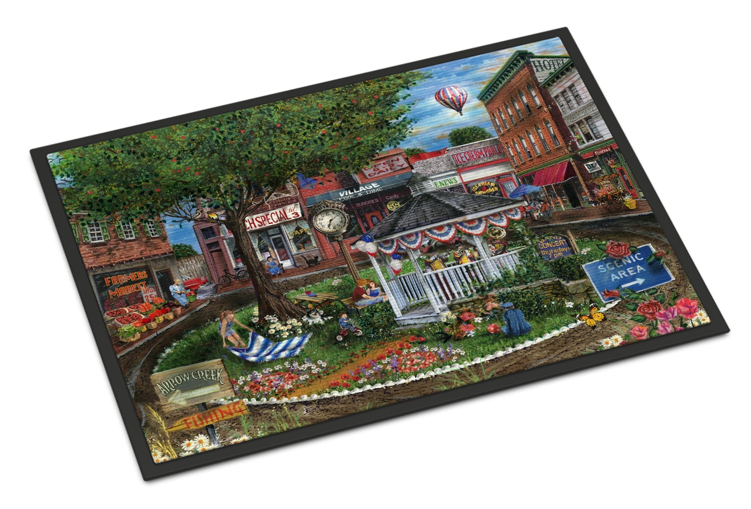 Summer Concert Series 4th of July Doormat by Caroline's Treasures