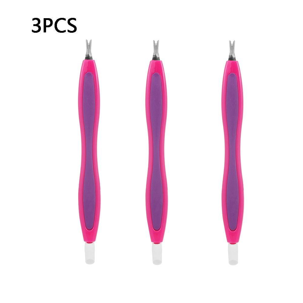 1/3/5Pcs Pedicure Double Sided Nail Tips Vshaped Manicure Tool Cuticle