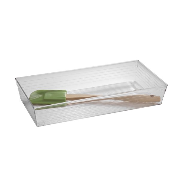 InterDesign BPAFree Kitchen Drawer Organizer, Clear