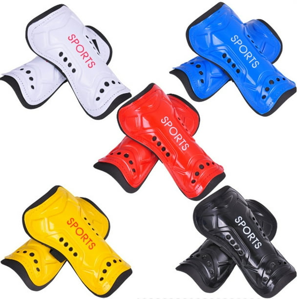 2pcs Soccer Shin Guard Pads Football Cuish Plate with Strap Breathable