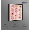 thumbnail image 2 of Blush Drops Canvas Print Bathroom Wall Art by Notoriart, Black Frame, 20 x 24, 2 of 5