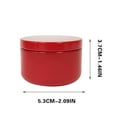 thumbnail image 4 of Xihbxyly Frascos de Aluminio, Lata de Almacenamiento Portátil de 50 Ml, Lata Reutilizable para Cosméticos, Diseño Ligero y Duradero, Ideal para Cremas o Proyectos de Bricolaje, Ideal para Viajes, Opc, 4 of 6