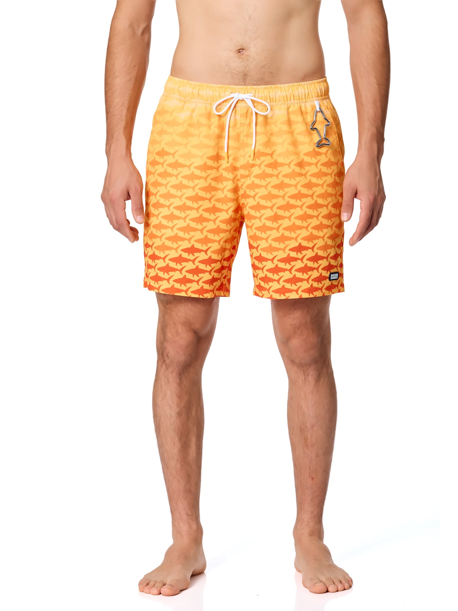 Rugged Shark Mens & Big Mens Swim Trunks, 7" Inseam, Sizes S-3XL