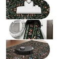 thumbnail image 4 of EcoSummer Area Rug 9x12, Washable Low Pile Non-Slip Floral Carpet for Living Room, Bedroom, Dining Room, Soft Modern Rug in Green, 4 of 6