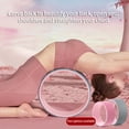 thumbnail image 2 of Massage Back Training Roller,Yoga Wheel Pilates Accessories Home Gym Tool Exercise Equipment Fitness Bodybuilding (Pink), 2 of 6