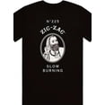 thumbnail image 2 of 1 pieza, camiseta 100% algodón, camiseta negra con estampado artístico, camiseta clásica vintage para adultos, hombres, mujeres, adolescentes, jóvenes, camisetas de ocio, 2 of 7