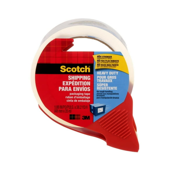 Ruban d’emballage et d’expédition de grand rendement Scotch® 3850S-RD-ESF Ruban Scotch®, 3850S-RD-ESF