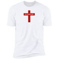thumbnail image 3 of Fija Tus Ojos En Jesús Men’s Premium Short Sleeve Tee Shirt, 3 of 10