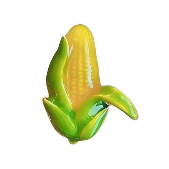 fuxzkrlz Brooch Mini Corn Design Decorative Pin Translucent Glaze Vivid Color Dress Badge Cardigans Suits Shirts T-Shirts Scarf Bag Clip