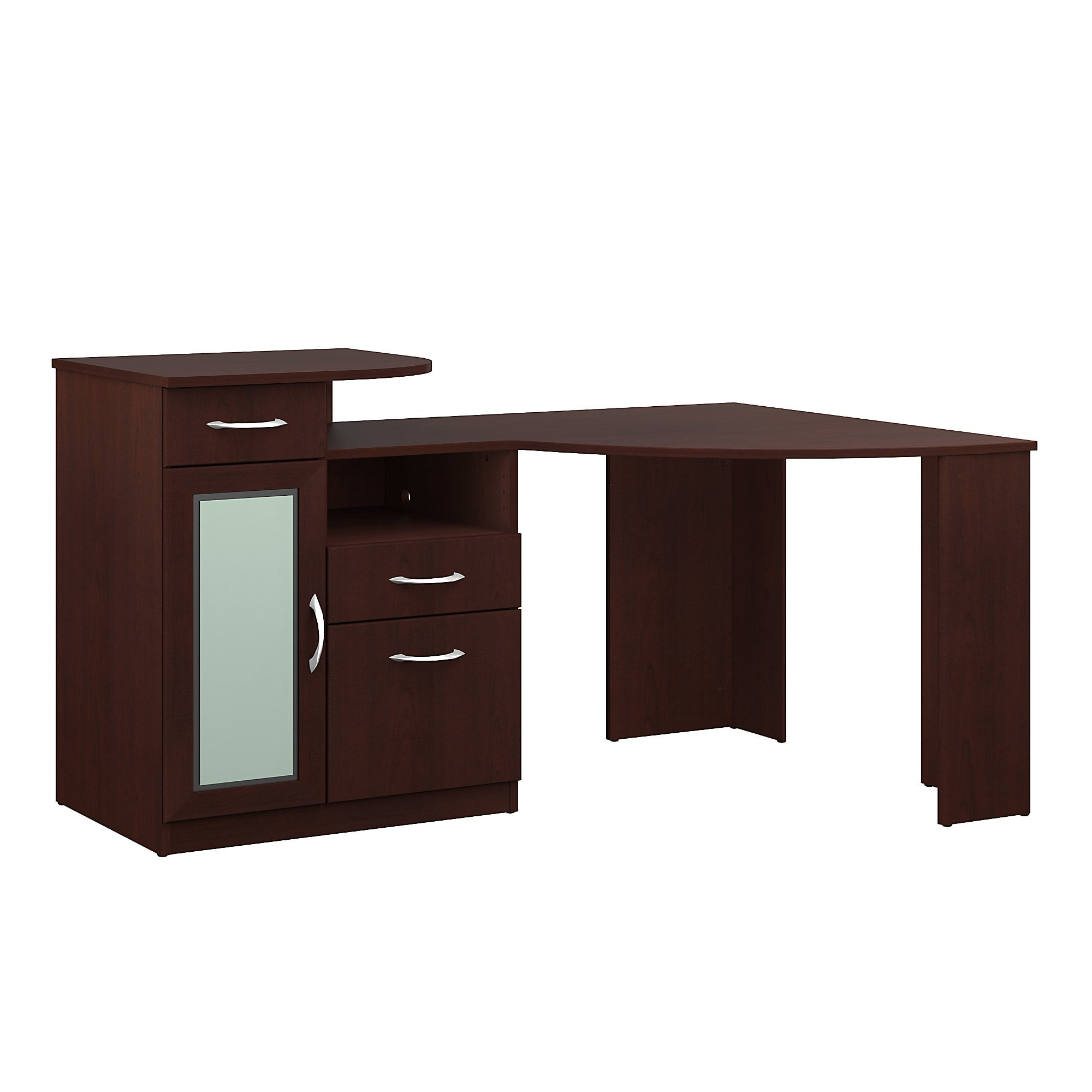 Bush Furniture Vantage Corner Desk In Classic Black