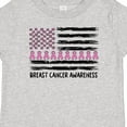 thumbnail image 4 of Inktastic Breast Cancer Awareness Pink Ribbons and Flag Boys or Girls Baby T-Shirt, 4 of 5