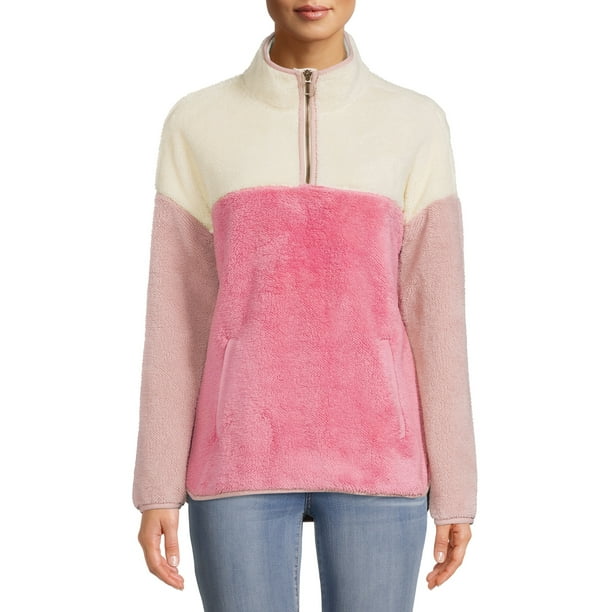 sherpa plus size pullover