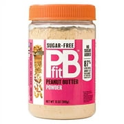 PBfit Sugar-Free, Made with Erythritol and Monk Fruit, All-Natural Peanut Butter Powder 368g (13 Ounces)