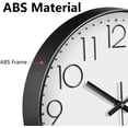 thumbnail image 5 of Cterwk 8 Inch Wall Clocks Battery Operated Clock Quartz Movement Decorative Clock for Office School Home Bedroom Kitchen, 5 of 7