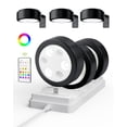 thumbnail image 1 of EZVALO Picture Lights for Wall, Rechargeable Battery Magnetic Poster Lights with 3 Color Temps & 12 RGB, Remote Dimmable Timer Li, 1 of 8