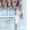 thumbnail image 3 of RLF Home Modern Design Monte Cristo Victory Swag 3-Scoop Window Valance 50" x 25" Gray, 3 of 4