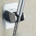 thumbnail image 6 of Shower Head Handset Holder Chrome Bathroom Wall Mount Adjustable Bracket, 1pc, 6 of 9
