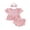 Pink, variant on Cenuakty Baby Girls Shorts Set, Short Sleeve Embroidery Bow Letters T-shirt with Shorts and Hairband Summer Outfit
