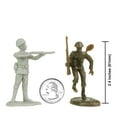 thumbnail image 2 of BMC WW2 D-Day Juno Beach Plastic Army Men - 35pc Canada & German Soldier Figures, 2 of 6