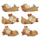 thumbnail image 1 of Juego de 6 elegantes figuras de ciervos 2x Style01 y 2x Style02 y 2x Style06, 1 of 9