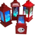 thumbnail image 2 of 4PCS Halloween Atmospheres Decorative Props Plastic Glowing Night Light house Red, 2 of 6