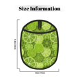 thumbnail image 3 of lightgreen Lemon Pot Holders for Kitchen - Heat Resistant Oven Mitts Hot Pads with Pocket, Non Slip Silicone Pot Holders, Cuteness Hanging Loop Potholders for Kitchen Baking, 3 of 5