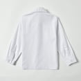 thumbnail image 4 of Boy's White Shirt With a Pleated Pattern on the Chest to be Worn During the Wedding Graduation Ceremony, 4 of 5