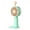 Green, variant on Sktrjpolfis Portable Handheld Fan, Table Fan with Phone Stand Base, USB Rechargeable, for Office Desktop Use