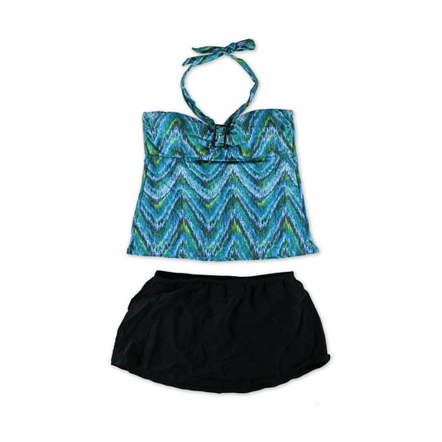 Bandini Island Escape 2 Piezas Estampado Multicolor para Mujer Azul 16