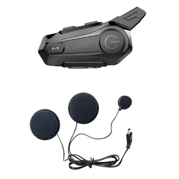 Motorcycle Bluetooth Helmet Intercom Universal Pairing Waterproof Headset with CNC Noise Reduction Function A