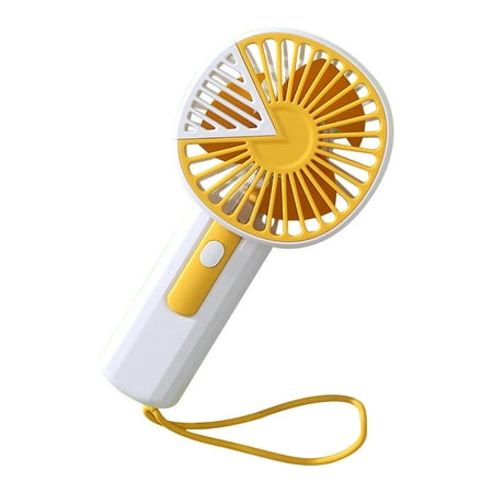 

yongmandr Electric Mini Fan Charging Small Fans USB Rechargeable Handheld Battery Powered Portable Fans Personal Cooling Fan That Blows Cold Air (C)