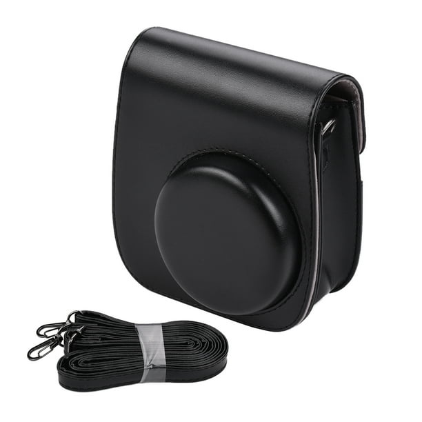 Porte-sac Appareil Photo Instantané Portable PU Cuir avec Bandoulière Compatible avec Fujifilm Fuji Instax Mini 11