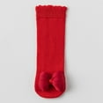 thumbnail image 2 of yocbz Little Kid Christmas Socks Toddler Boys And Girls Baby Cotton Christmas Mid Calf Socks Red,Size for 0-3 Years, 2 of 6