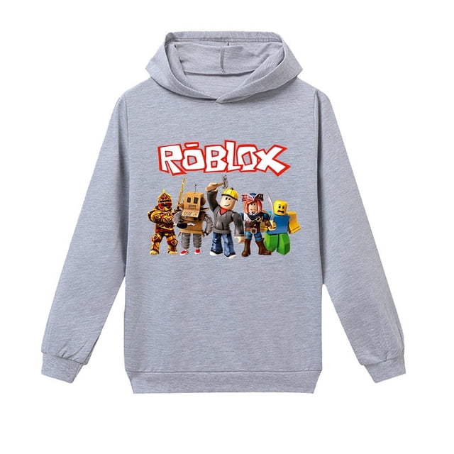 Roblox Hauts Motif Imprimé Dessin Animé Sweat à Capuche pour Enfants Garçons et Filles Sweat à Capuche-6