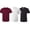 Black/White/AthleticCardinal, variant on Undershirt T-Shirt, 3-Pack, Soft Modal-Cotton-Blend White Undershirts, Moisture-Wicking