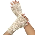 thumbnail image 3 of Breathable Lace Fingerless for Outdoor Activities Sun Driving Cycling Summer Floral Pattern Versatile Design, 3 of 3