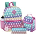 thumbnail image 2 of 6 in 1 Females Backpack with Matching Lunch Bag, Pencil Case, Water Bottle, Keychain & Accessories in Ombre Daisies, 2 of 2