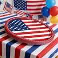 thumbnail image 5 of L 24 Piece Patriotic Paper Plates Set 7In & 9In Disposable Party Tableware For Fourth Of July Bbq Picnic Celebration, 5 of 6