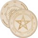 thumbnail image 1 of 2-pack Woodchip Symbol Form Information Board Creative Pattern Symbol Crafts Home Decorative Board Ornaments Random Patterns, 1 of 4