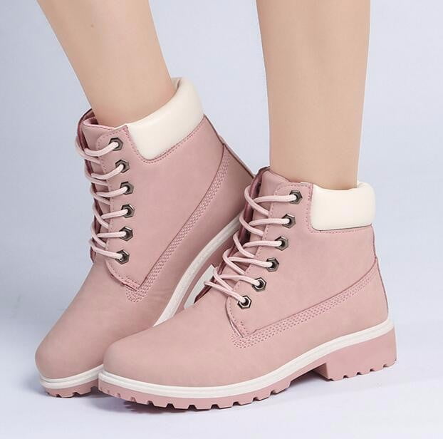pink camo steel toe boots