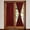 Red and Black-54"W x 40"L (Pack of 2), variant on 2 Grid Door Curtains 72 Inch Long Rod Pocket Front Glass Window Treatments With Bonus Tiebacks  Black And White