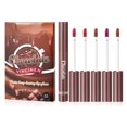 thumbnail image 1 of OPDBN 5pcs/Set Chocolate Matte Vt Lip Glaze Lip Gloss Make Up Lip Set Makeup, 1 of 1