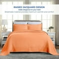 thumbnail image 4 of Superior Celtic Circle Cotton Bedspread and Sham Set, 3-Piece Decorative Breathable Bedspreads, Queen, Salmon, 4 of 10